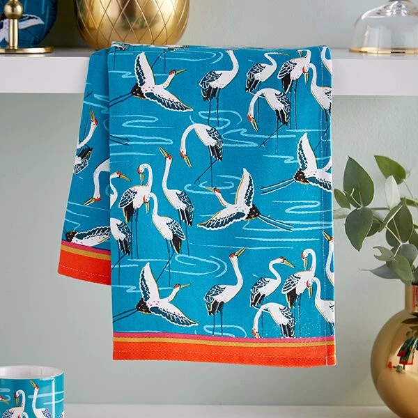 Ulster Weavers Cranes Cotton Tea Towel - Image 2
