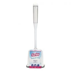 Sorbo Quick & Easy Toilet Brush Set - White