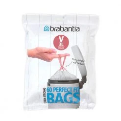 Brabantia Perfectfit Bags Size V 3 Litre 60 Bag Dispenser Pack