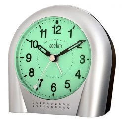 Acctim Sweeper Alarm Clock Silver