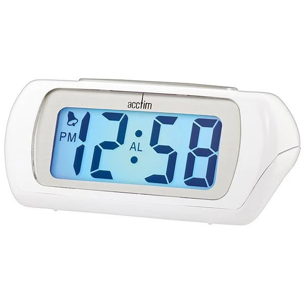 Acctim Auric Alarm Clock White - Image 3