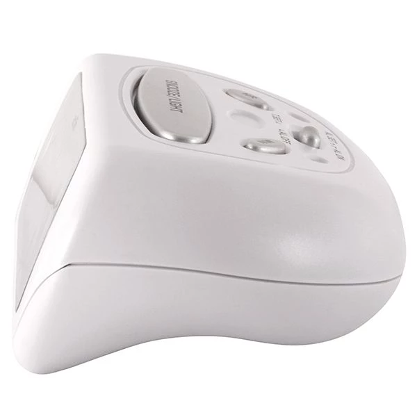Acctim Auric Alarm Clock White - Image 4