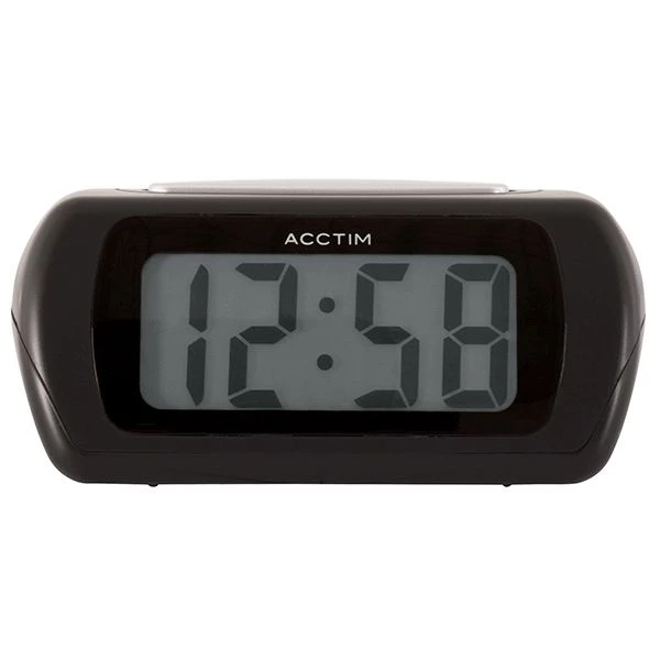 Acctim Auric Alarm Clock Black - Image 2