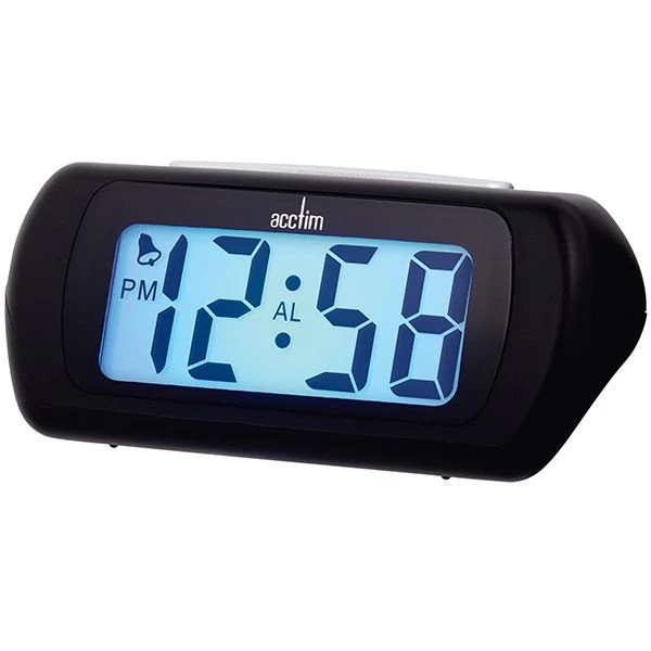 Acctim Auric Alarm Clock Black - Image 3