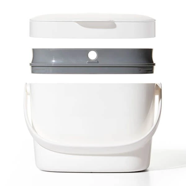 OXO Good Grips Easy-Clean White Compost Bin 6.62L - Image 4