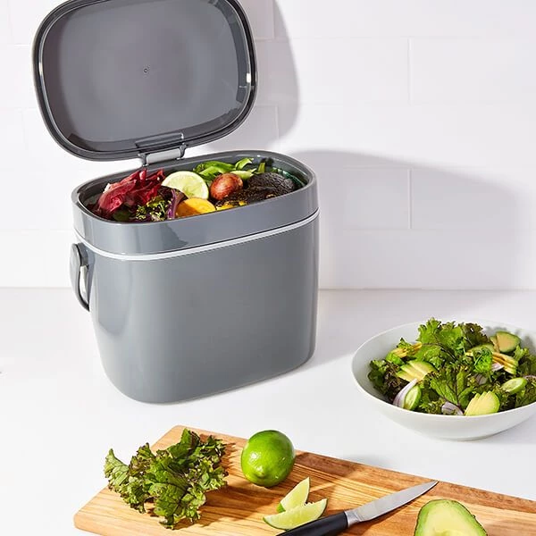OXO Good Grips Easy-Clean Charcoal Compost Bin 6.62L - Image 6