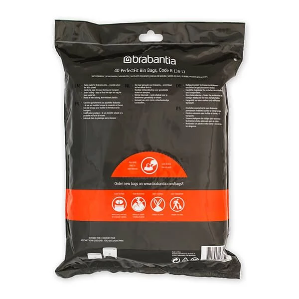 Brabantia PerfectFit Bags R 36 Litre Dispenser Pack Of 40 Bags - Image 2