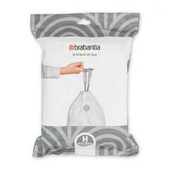 Brabantia PerfectFit Bags H 50-60 Litre Dispenser Pack Of 40 Bags