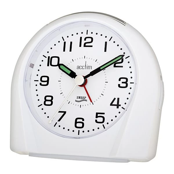 Acctim Europa Alarm Clock White