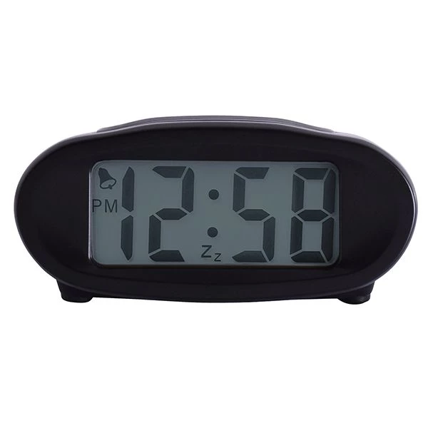 Acctim Eclipse Alarm Clock Black - Image 2