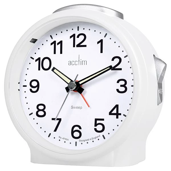 Acctim Elsie Alarm Clock White