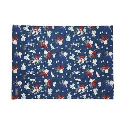 Dexam Bloom Set Of 2 Tea Towels Indigo & Blush
