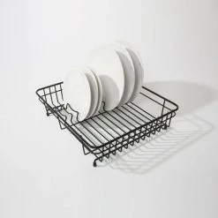 Delfinware Wireware Black Medium Drainer
