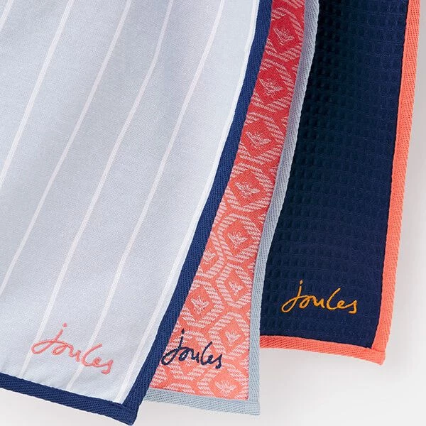 Joules Country Cottage Bee Tea Towels Set Of 3 - Image 2