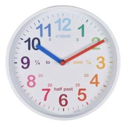 Acctim Wickford Kids Wall Clock White