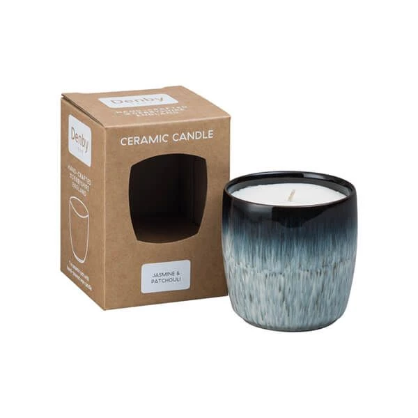 Denby Halo Ceramic Candle Pot - Image 2