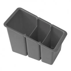 Delfinware Grey Plastic Cutlery Basket