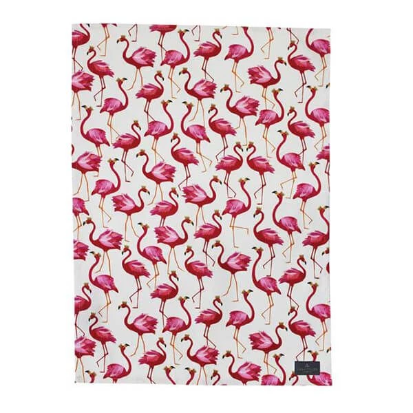 Sara Miller London Sara Miller Flamingo Repeat Tea Towel