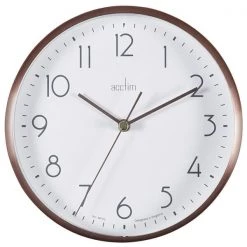 Acctim Ava Wall Clock Copper