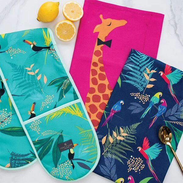 Sara Miller London Sara Miller Giraffe Placement Tea Towel - Image 2