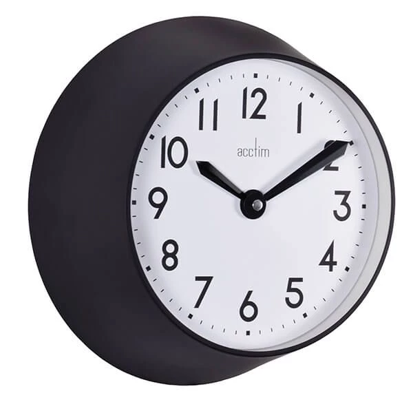 Acctim Wixham Wall Clock Black - Image 2