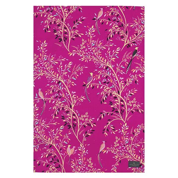 Sara Miller London Sara Miller Chelsea Collection Tea Towel Birds Of Paradise