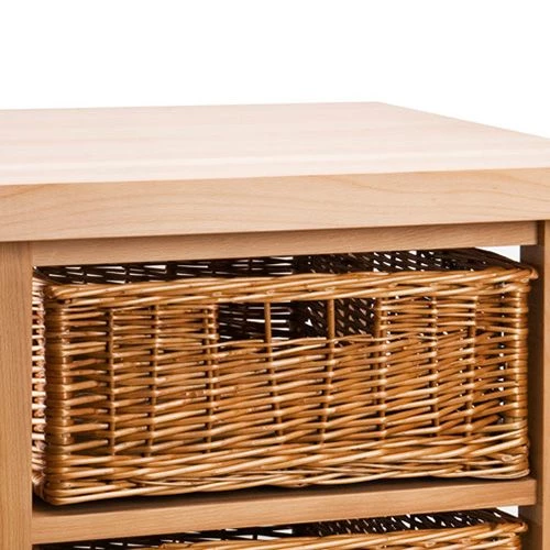 Eddingtons Lambourn Vegetable 3 Basket Kitchen Trolley - Image 4