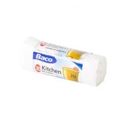Bacofoil Baco 30 X 25L White Pedal Bin Liners