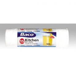 Bacofoil Baco 15 X 50L Kitchen Bin Liners