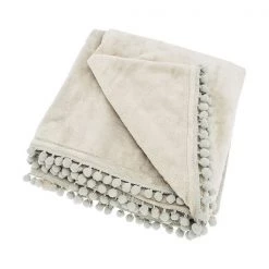 Walton & Co Cashmere Linen Touch Fleece Throw