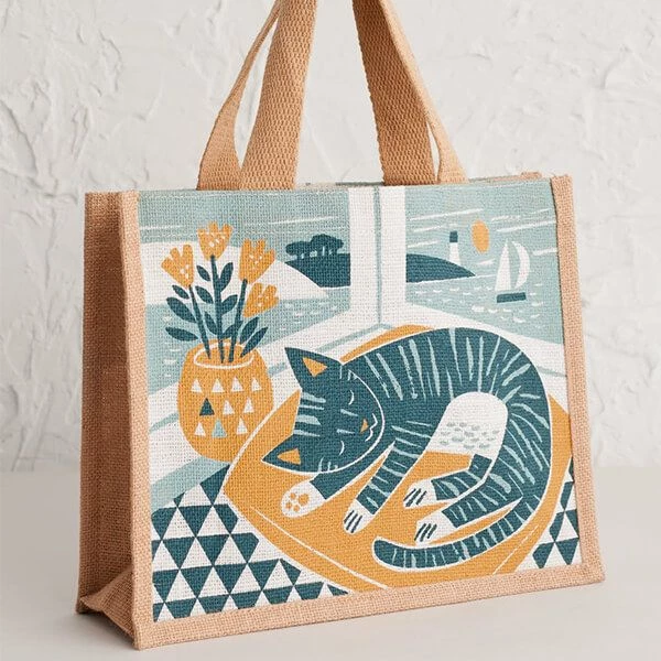 Seasalt Cute Jute Snoozing Cat