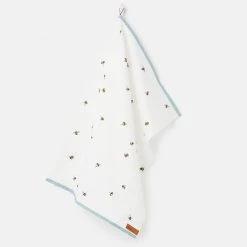 Joules Bee And Striped Single Tea Towel