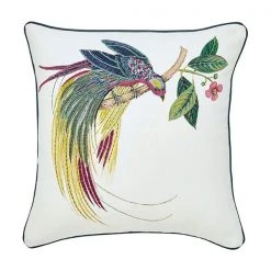 Sanderson Tulipomania Cushion 45 X 45cm Ivory And Ink