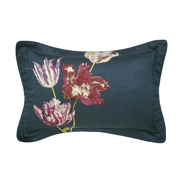 Sanderson Tulipomania Oxford Pillowcase Ink