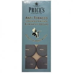 Price's Prices Fresh Air Anti Tobacco Tealights Pack Of 10