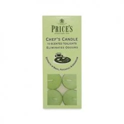 Price's Prices Fresh Air Chefs Tealights Pack Of 10