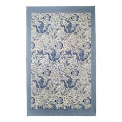 William Morris Blue Compton Cotton Tea Towel
