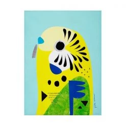 Maxwell & Williams Pete Cromer Tea Towel Budgerigar