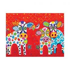 Maxwell & Williams Love Hearts Tea Towel Happy Moo Day