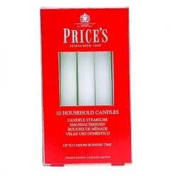 Price's Prices Household Candles Pack Of 10