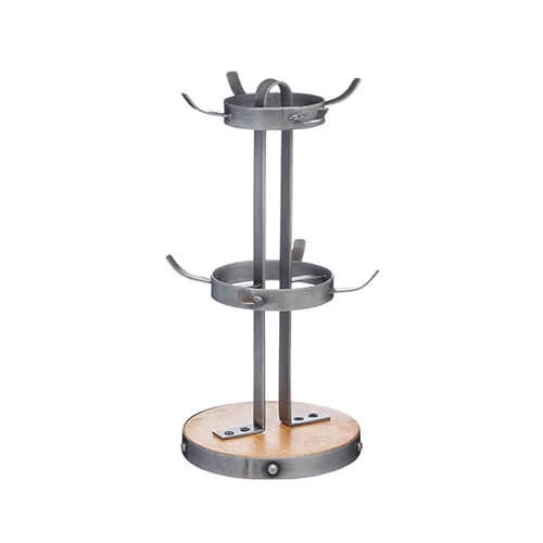 Industrial Kitchen Mango Wood Mug Tree