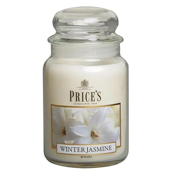 Price's Prices Fragrance Collection Winter Jasmine Large Jar Candle
