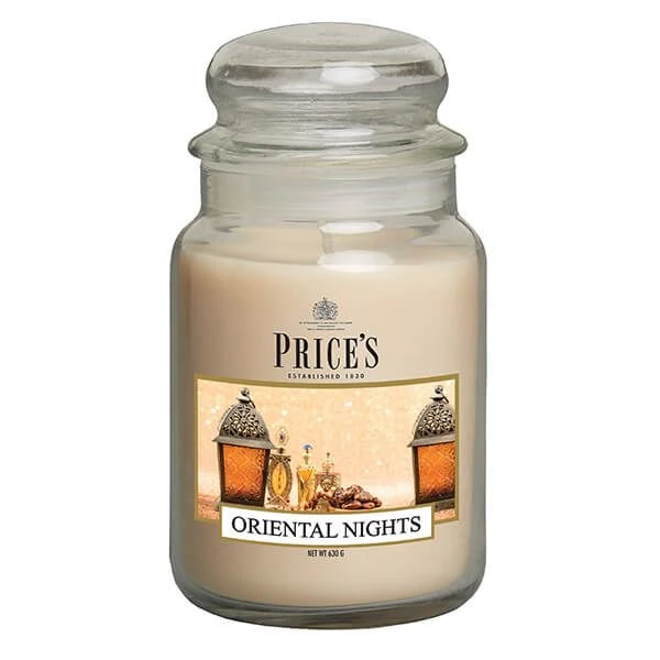 Price's Prices Fragrance Collection Oriental Nights Large Jar Candle