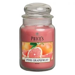 Price's Prices Fragrance Collection Pink Grapefruit Large Jar Candle