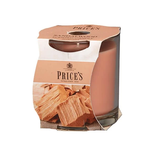 Price's Prices Fragrance Collection Sandalwood Cluster Jar Candle