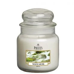 Price's Prices Fragrance Collection White Musk Medium Jar Candle