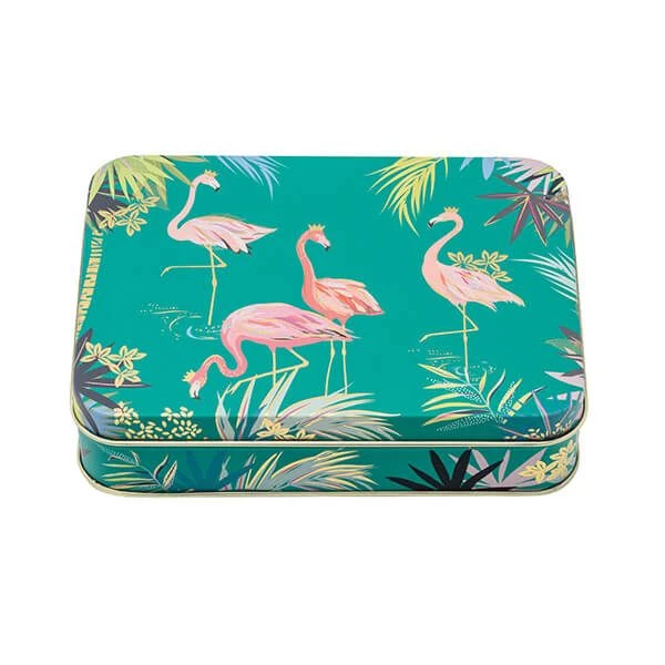 Sara Miller London Sara Miller Flamingo Small Rectangular Tin