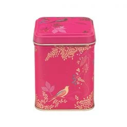 Sara Miller London Sara Miller Pink Birds 100gm Square Tin