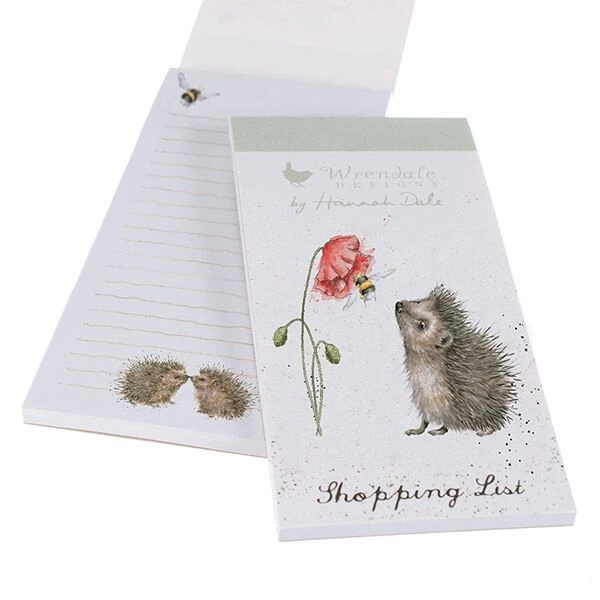 Wrendale Designs Hedgehog Shopping Pad - Busy As A Bee