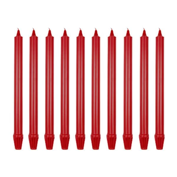 Price's Prices 12" Sherwood Candle Wine Red Pack Of 10 - Image 2